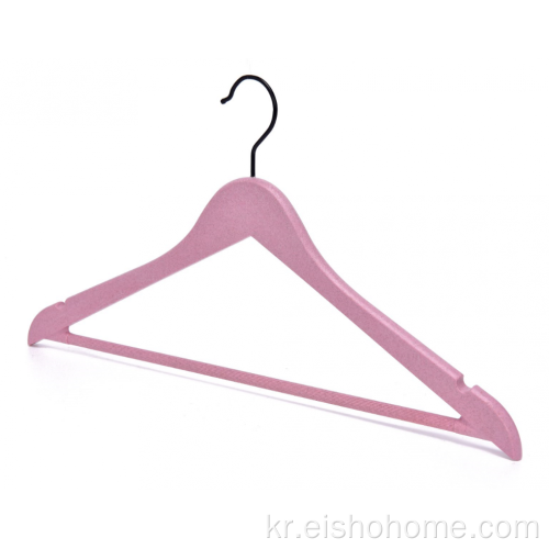 EISHO 친환경 플라스틱 행거 핑크 색상